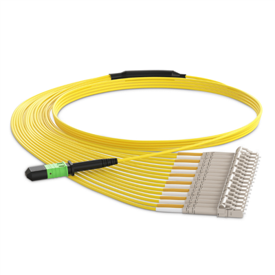 Mpo To Lc Fiber Cable -OM5-12 Fibers